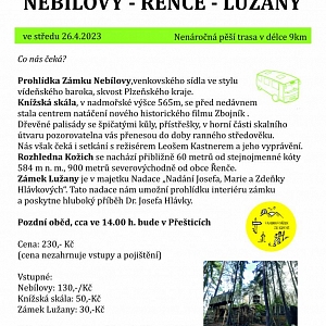 Autobusový výlet: Nebílovy - Řenče – Lužany