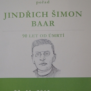 Jindřich Šimon Baar - 90 let od úmrtí