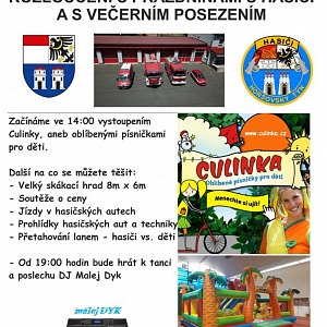 Rozloučení s prázdninami s hasiči a s večerním posezením