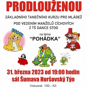 PRODLOUŽENÁ TANEČNÍHO KURZU PRO MLÁDEŽ