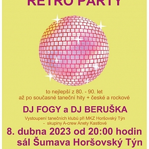 VELIKONOČNÍ DISCO RETRO PÁRTY