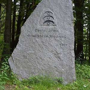 Capartice - pomník cesty Jiřího Stadiona